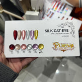 Bridal Cat Eye Set (6 Pcs x 15ml) PUSPAA | Trending Magnetic Cat Eye Polish Collection