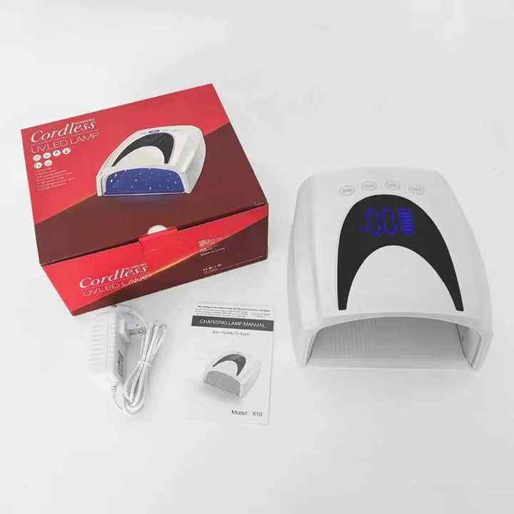 66W Rechargeable Portable UV LED Nail Lamp for Gel Polish Curing | UV LED Lamp
