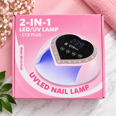 C13 Plus 2-in-1 UV LED Nail Lamp | Gel Nail Polish Dryer & Curing Lamp