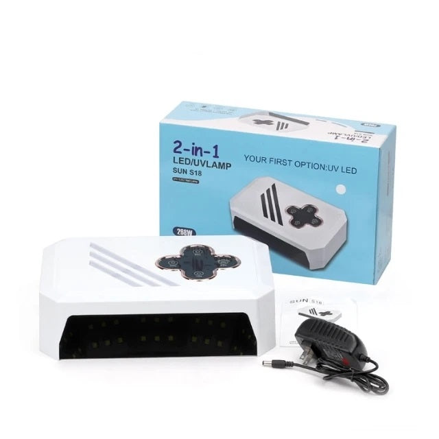 268W UV LED Nail Lamp SUN S18 | Double Hand Gel Nail Polish Dryer & Curing Lamp
