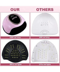168W UV LED Nail Lamp | Gel Nail Dryer & Curing Lamp