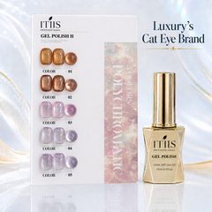 Set-F 15ml Cat Eye Gel Polish Set ITIIS Professional – 5 Premium Colors