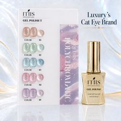 Set-T 15ml Cat Eye Gel Polish Set ITIIS Professional – 5 Premium Colors