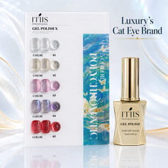 Set-X 15ml Cat Eye Gel Polish Set ITIIS Professional – 5 Premium Colors