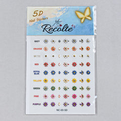 Navratri Special 5D Nail Art Stickers RECOLTE – Festive Nail Decoration