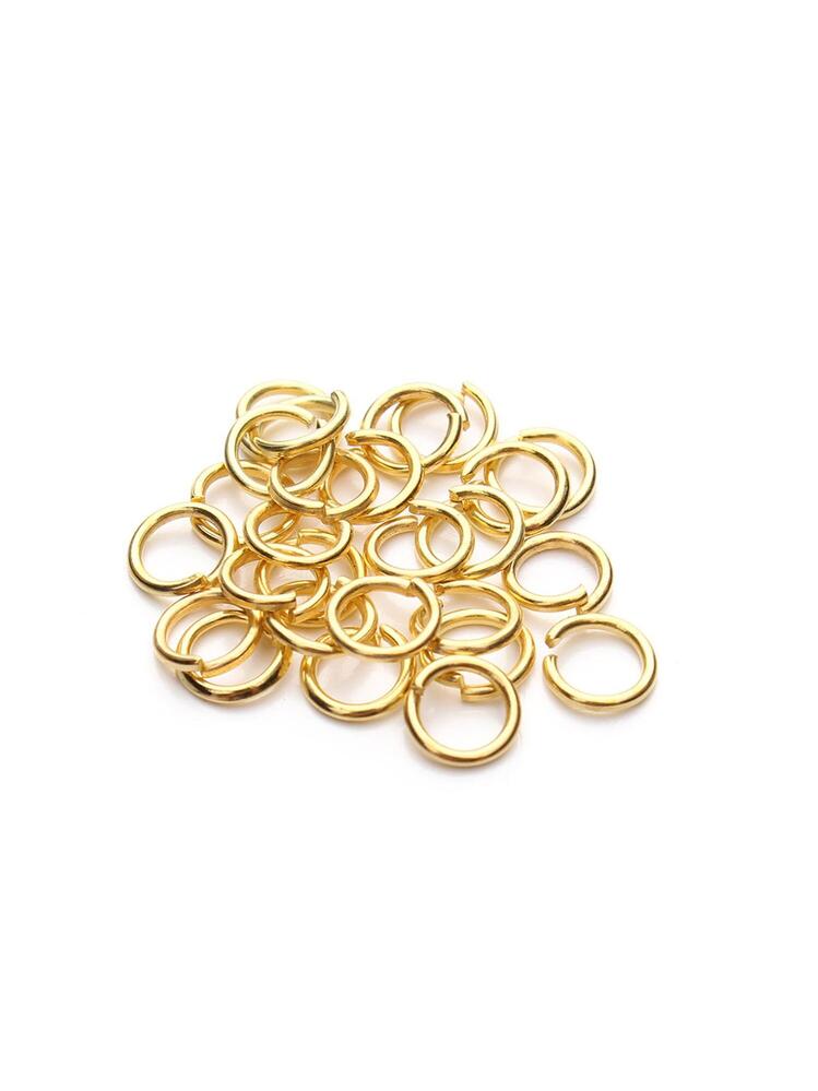 Gold Nail Art Rings for Navratri Nail Art Charms