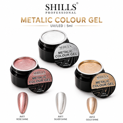 Metallic Color Gel 5ml SHILLS Professional –  Chrome Finish Gel for Nail Art Design