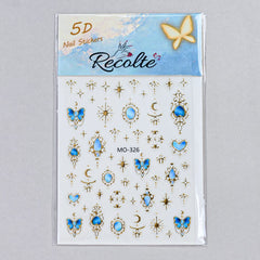 Navratri Special 5D Nail Art Stickers RECOLTE – Festive Nail Decoration (Copy)