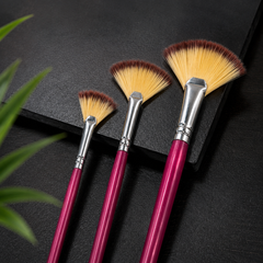 3-Fan Brush Set for Nail Art - Ombre Brush