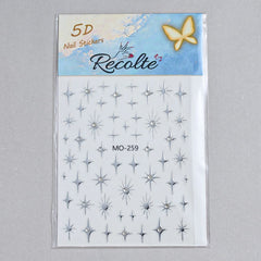 Navratri Special 5D Nail Art Stickers RECOLTE – Festive Nail Decoration (Copy) (Copy)