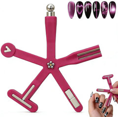 8 In 1 Cat Eye Magnet Tool | Multifunctional Nail Art Magnet for Cat Eye Gel Polish Designs