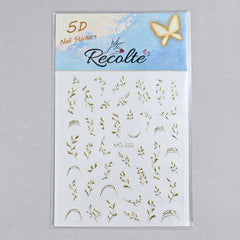 Navratri Special 5D Nail Art Stickers RECOLTE – Festive Nail Decoration