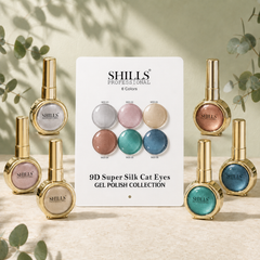 Super Silk Cat Eye Gel Polish Set SHILLS Professional – 6 Colors