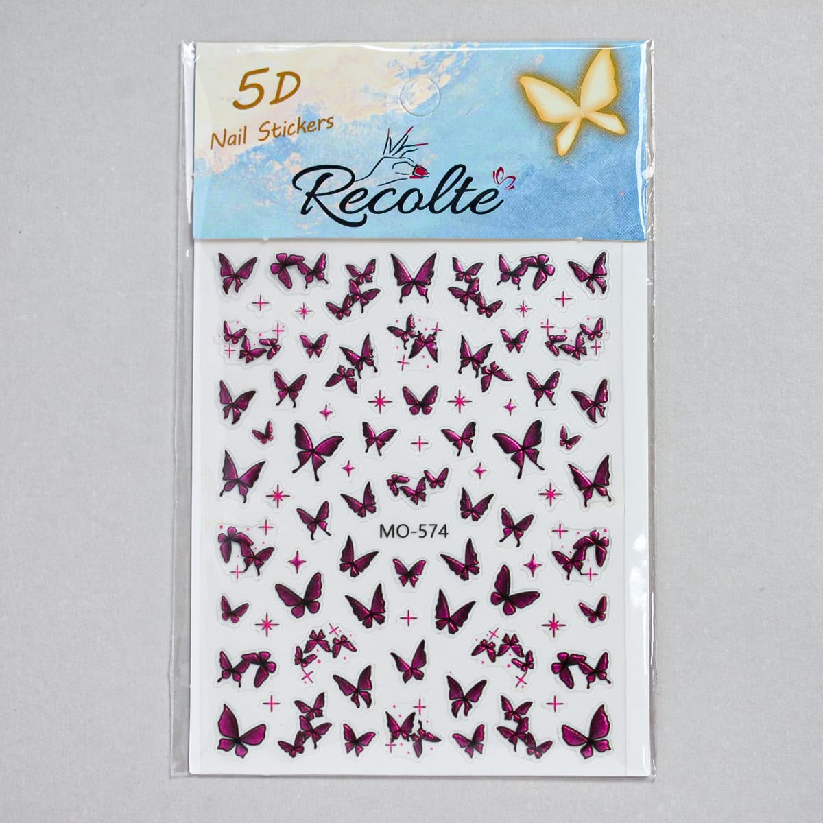 5D Butterfly Nail Art Stickers Recolte