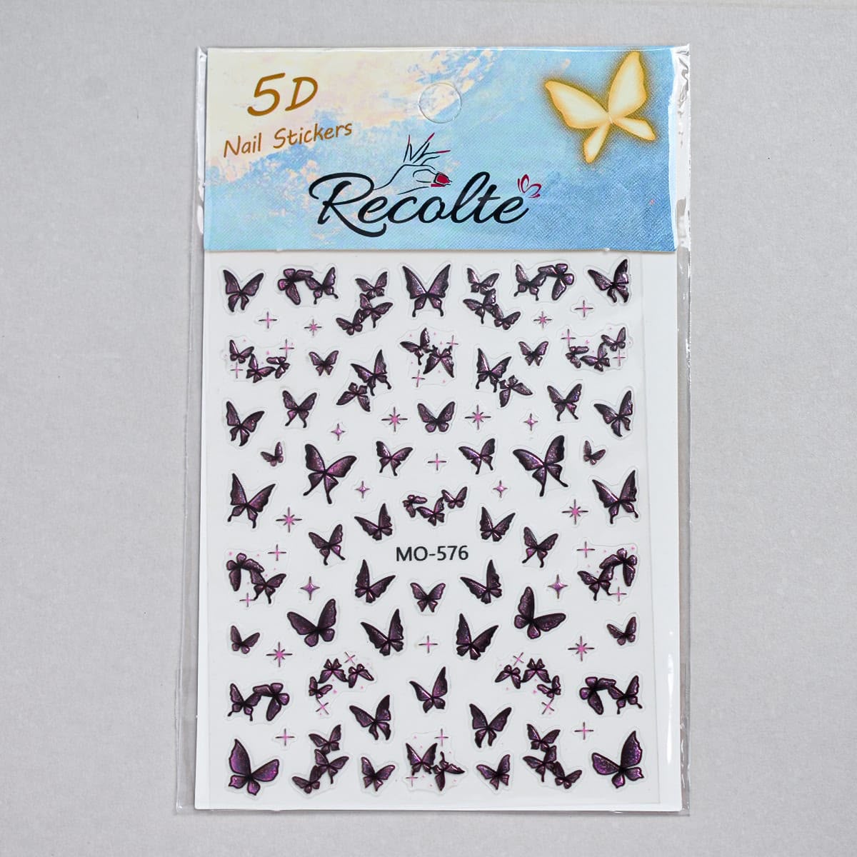 5D Butterfly Nail Art Stickers Recolte