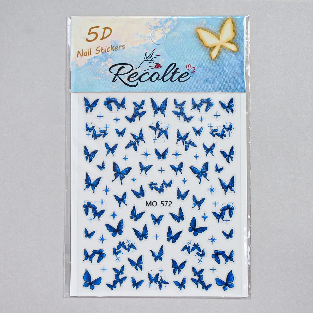 5D Butterfly Nail Art Stickers Recolte