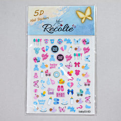 Recolte Baby Shower Stickers | Cute Newborn & Mom Baby Decorative Sticker