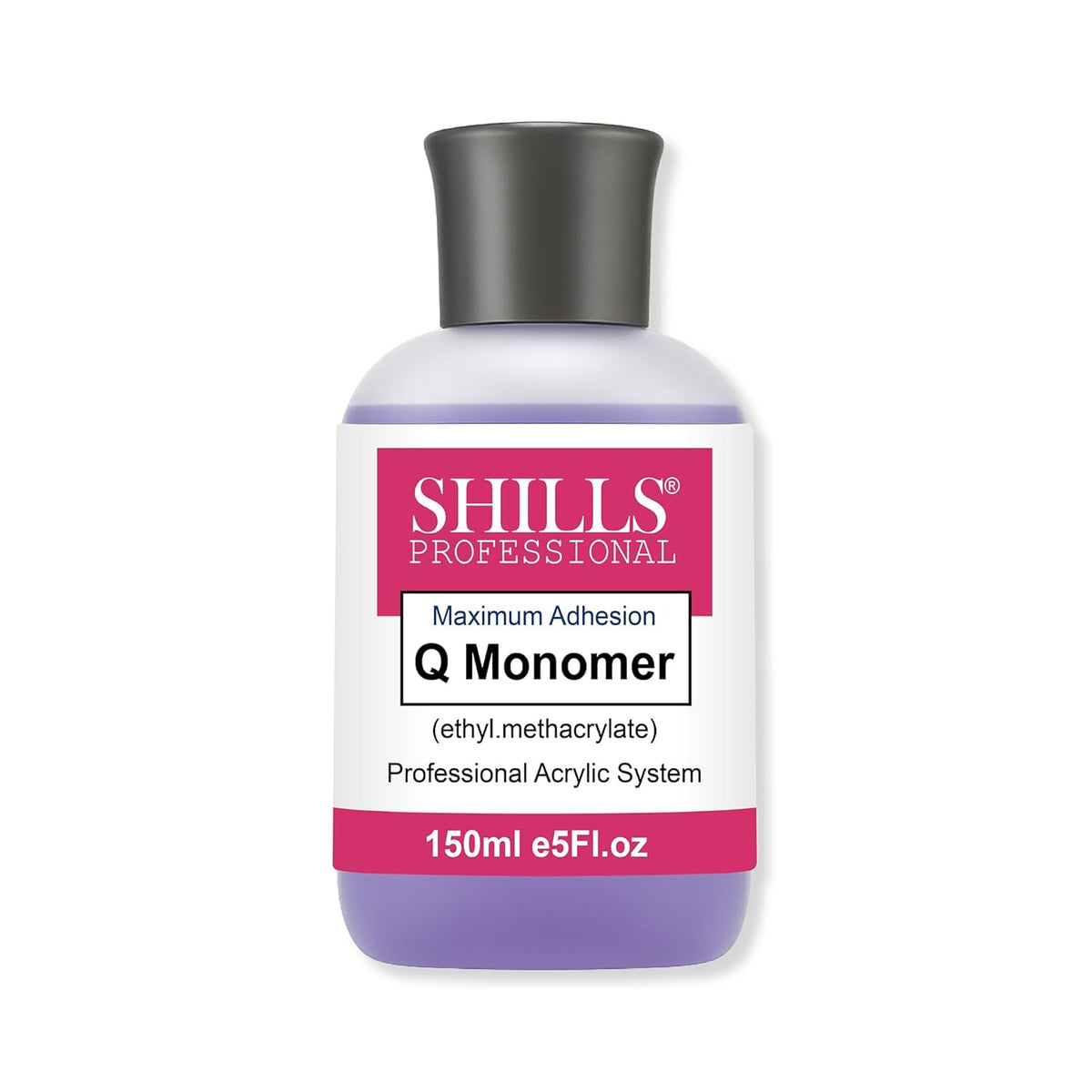 Q Monomer EMA Formulation Liquid for Acrylic Nail Extensions 150ml SHILLS Professional