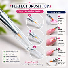 000 Professional Nail Art Liner Brush Set – 3PCS Pink Handle Nail Design Brushes