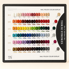 Cup Cake 48+2 Colors Gel Polish Set 15ml THR3E STROKES | Professional Nail Polish Kit with Shade Display