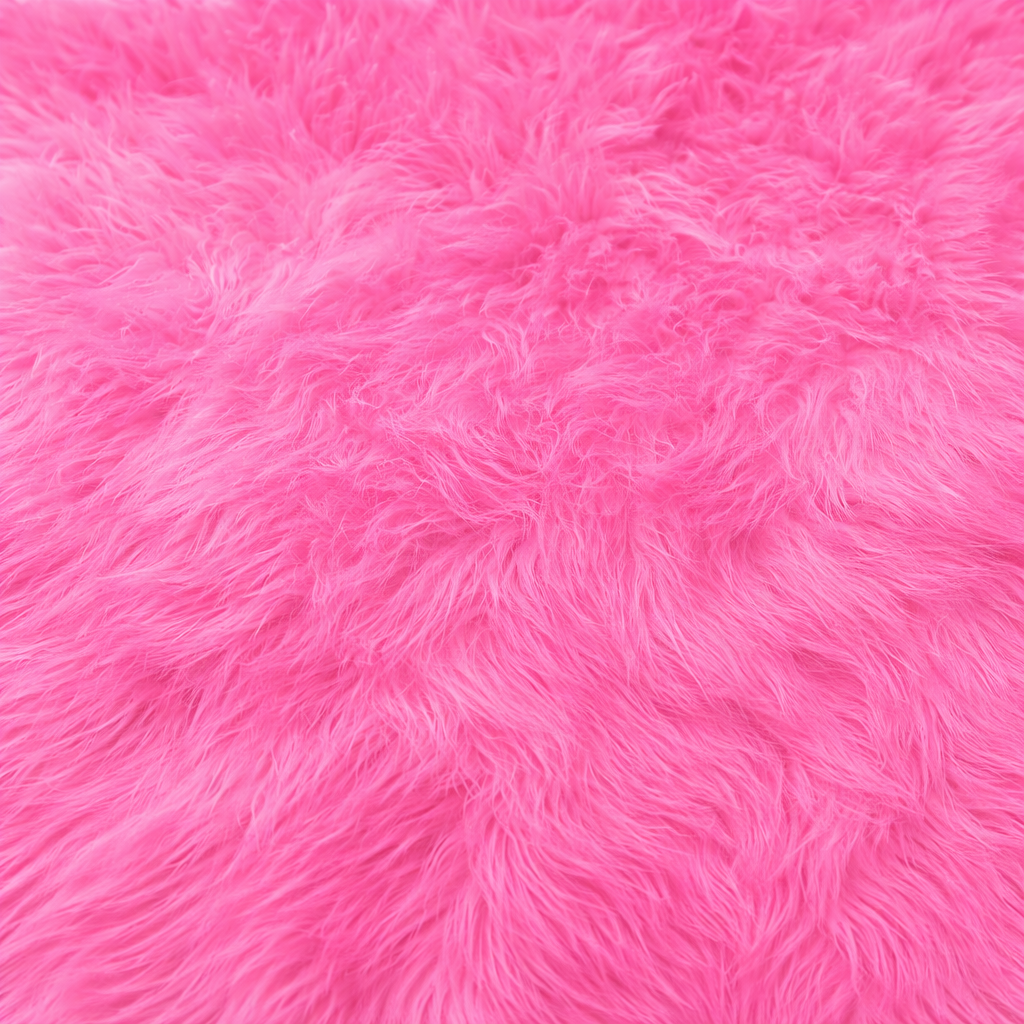 Pink Photography Fur Background for Nail Art & Product Shoots | Soft Faux Fur Prop