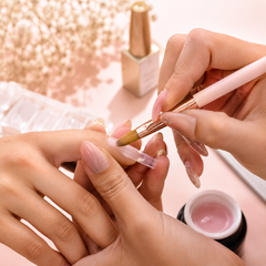 3-Acrylic Nail Art Premium Brush Set Recolte Professional - Acrylic & Gel Nail Brushes for Nail Extension and Nail Design
