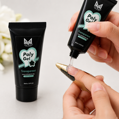 Transparent Poly Gel Nail Extension Gel 30ml MC MEE Professional - UV & LED Nail Gel for Strong Nail Extensions