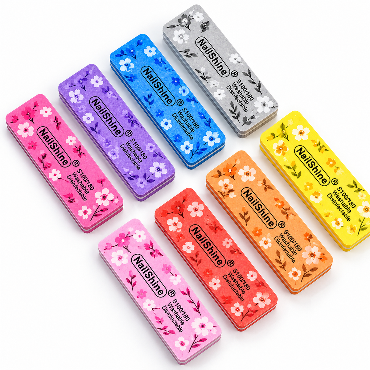 Flower Printed Nail Buffer | Nail Art & Manicure Buffer