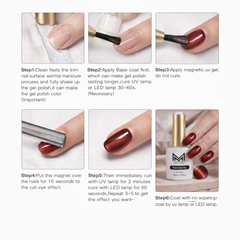 Red 10ml Cat Eye's MC MEE Professional