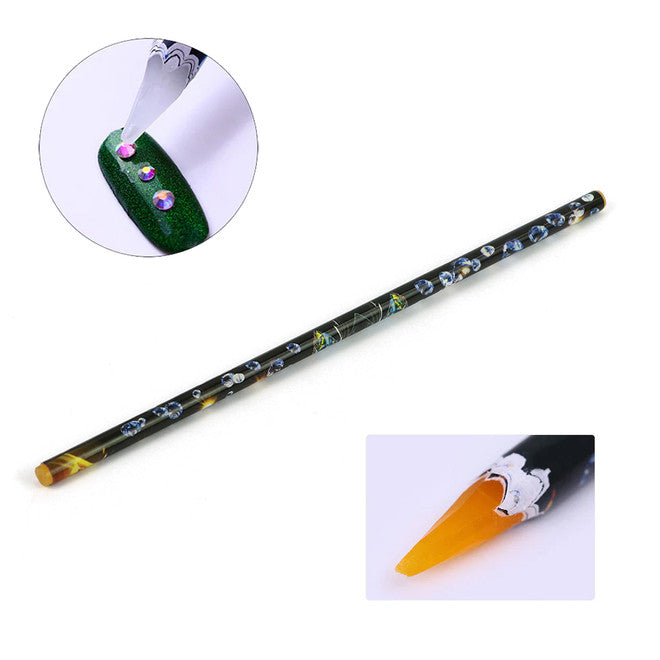 Stone Picker Nail Art Tool | Rhinestone & Crystal Picker Pen for Nail Decoration
