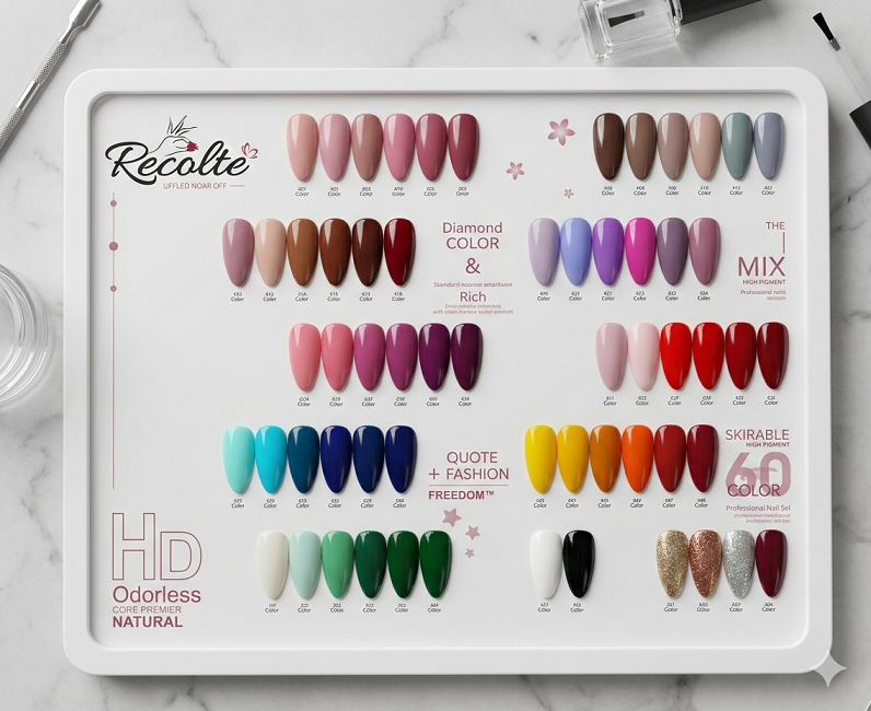 R1 - 8ml Gel Polish (60+3) Recolte Professional