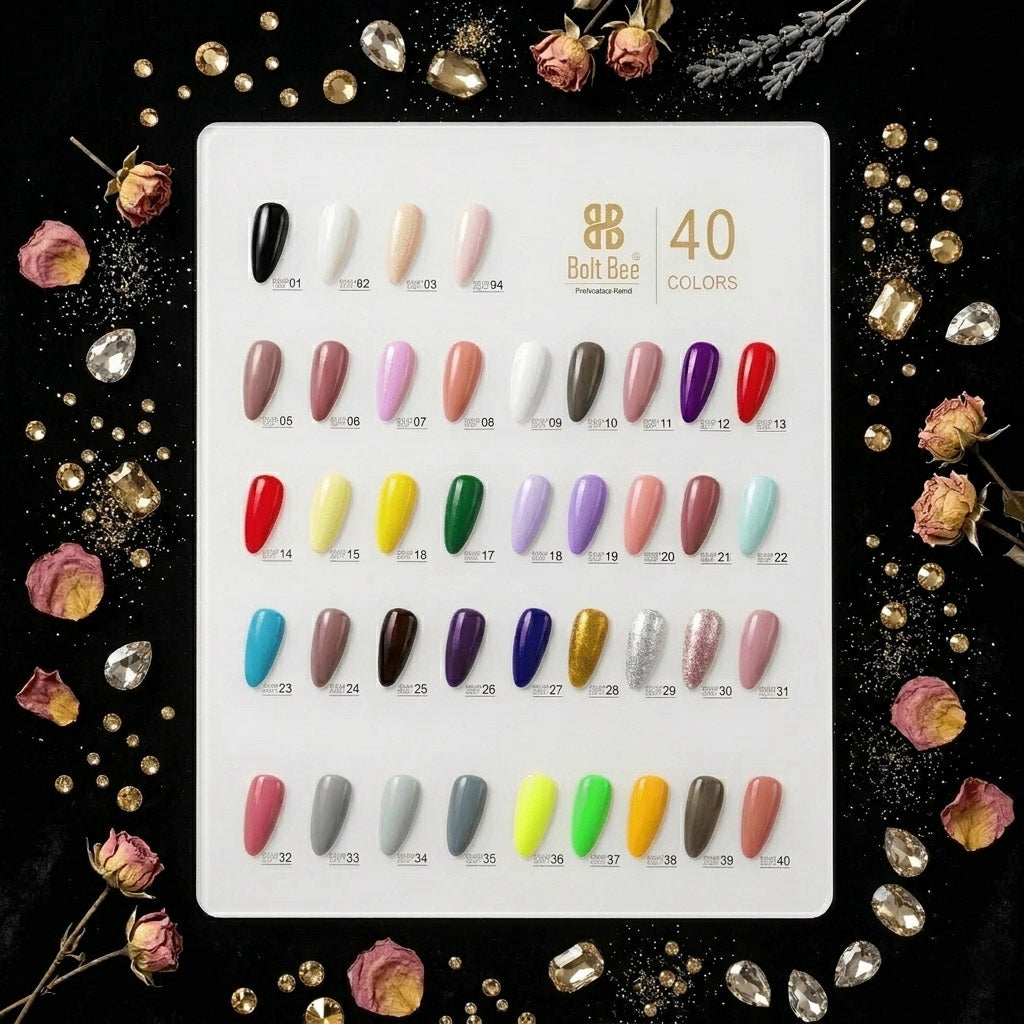 9ml Gel Polish Kit (40 + 5 pcs set) Bolt Bee professional