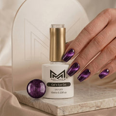 9D Light Pink Cat Eye Gel Polish (Shade No. 14) MC MEE Professional