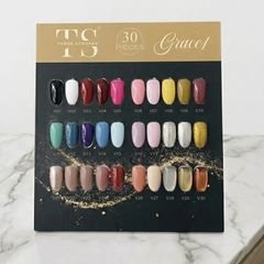 TS Grace-1 Gel Polish Kit (30+6 pcs) 7.5ml | Professional UV LED Gel Nail Polish Starter Kit