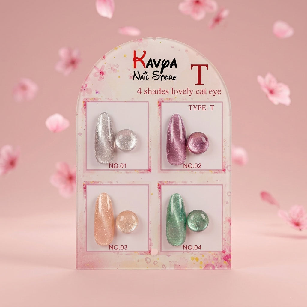 T 15ml Cat Eye's (4 Pcs Set) JIAKOU