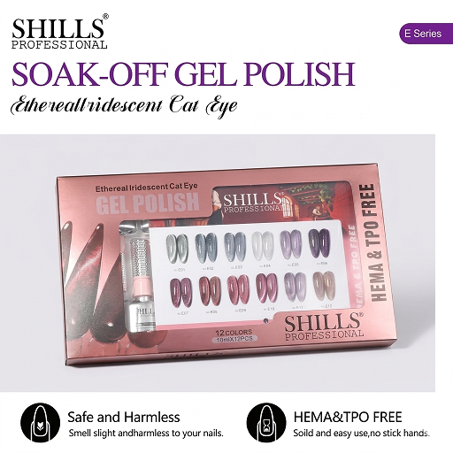 Ethereal Iridescent 10ml Cat Eye's (12 Pcs Set) SHILLS professional