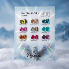 E Glass Glaze 8ml Cat Eye's (10 Pcs Set) Recolte