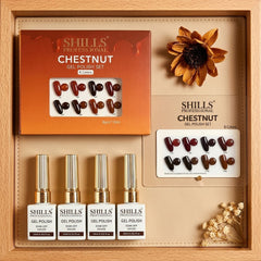10ml Chestnut cat eye (8 pcs set) SHILLS professional