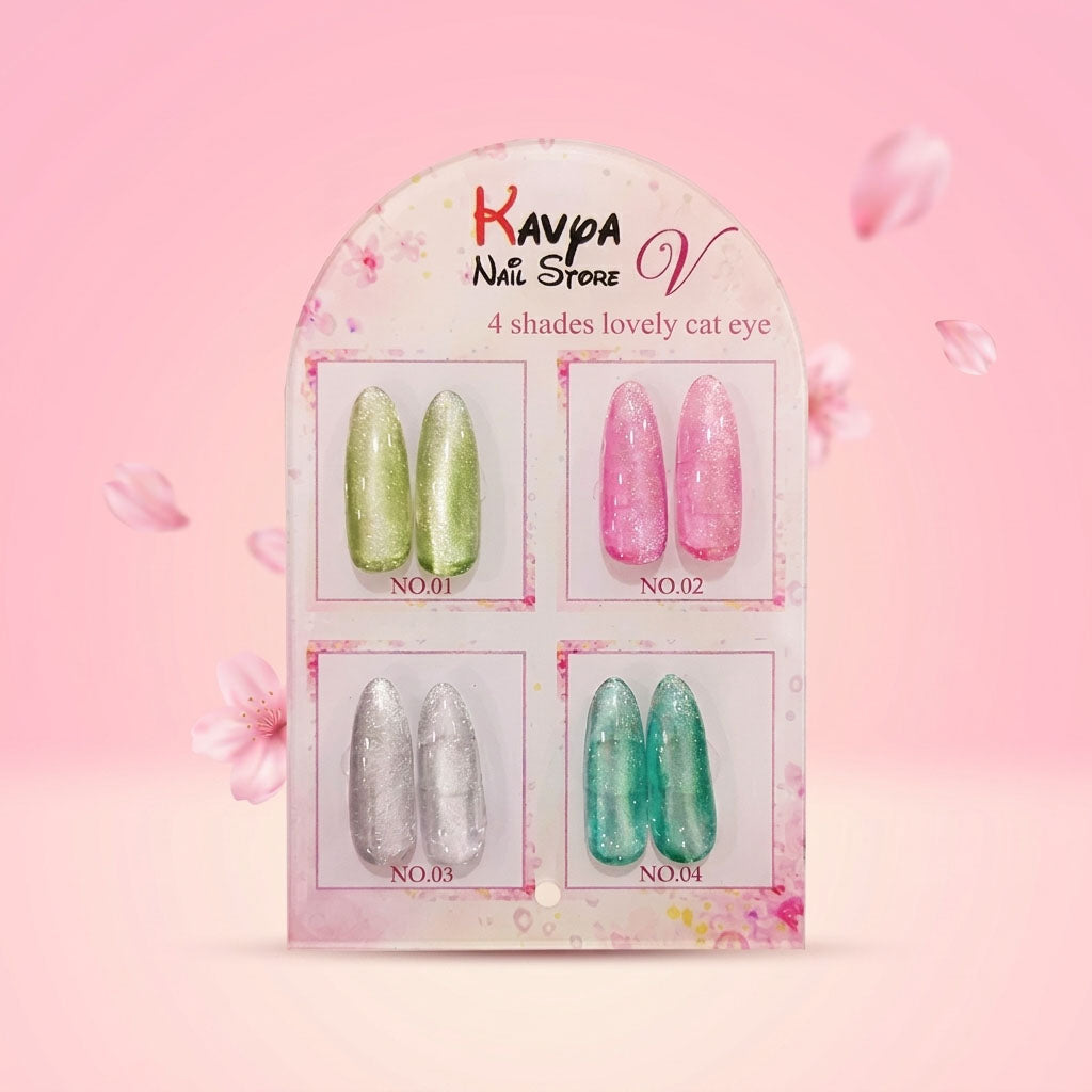 V 15ml Cat Eye's (4 pcs set) JIAKOU