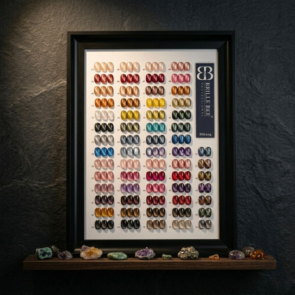 Mitang 15ml Cat Eye's (56 Pcs Set) BRILLE BEE Professional