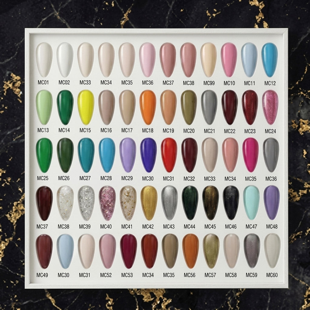 10ml CAMELIA Gel Polish Set (60 + 5 PCS) MC MEE Professiona