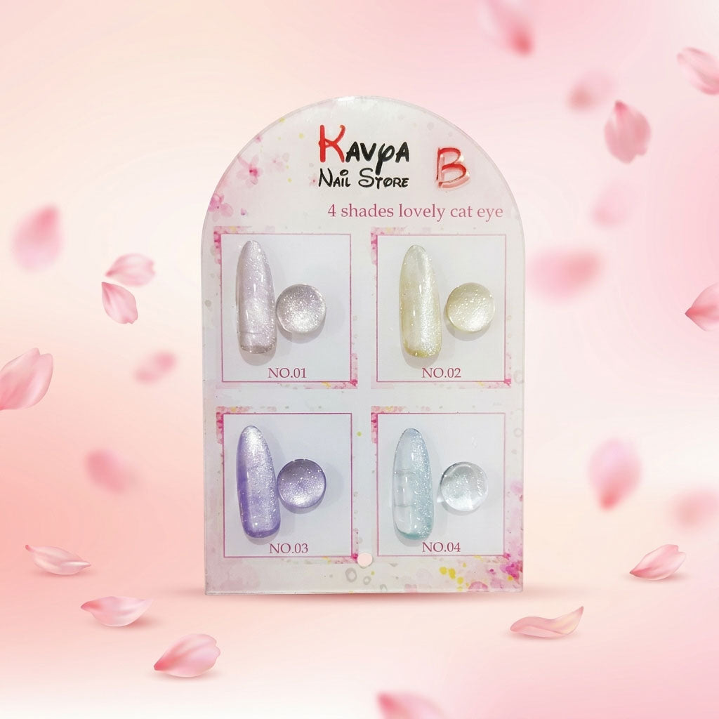 B 15ml Cat Eye's (4 Pcs Set) JIAKOU