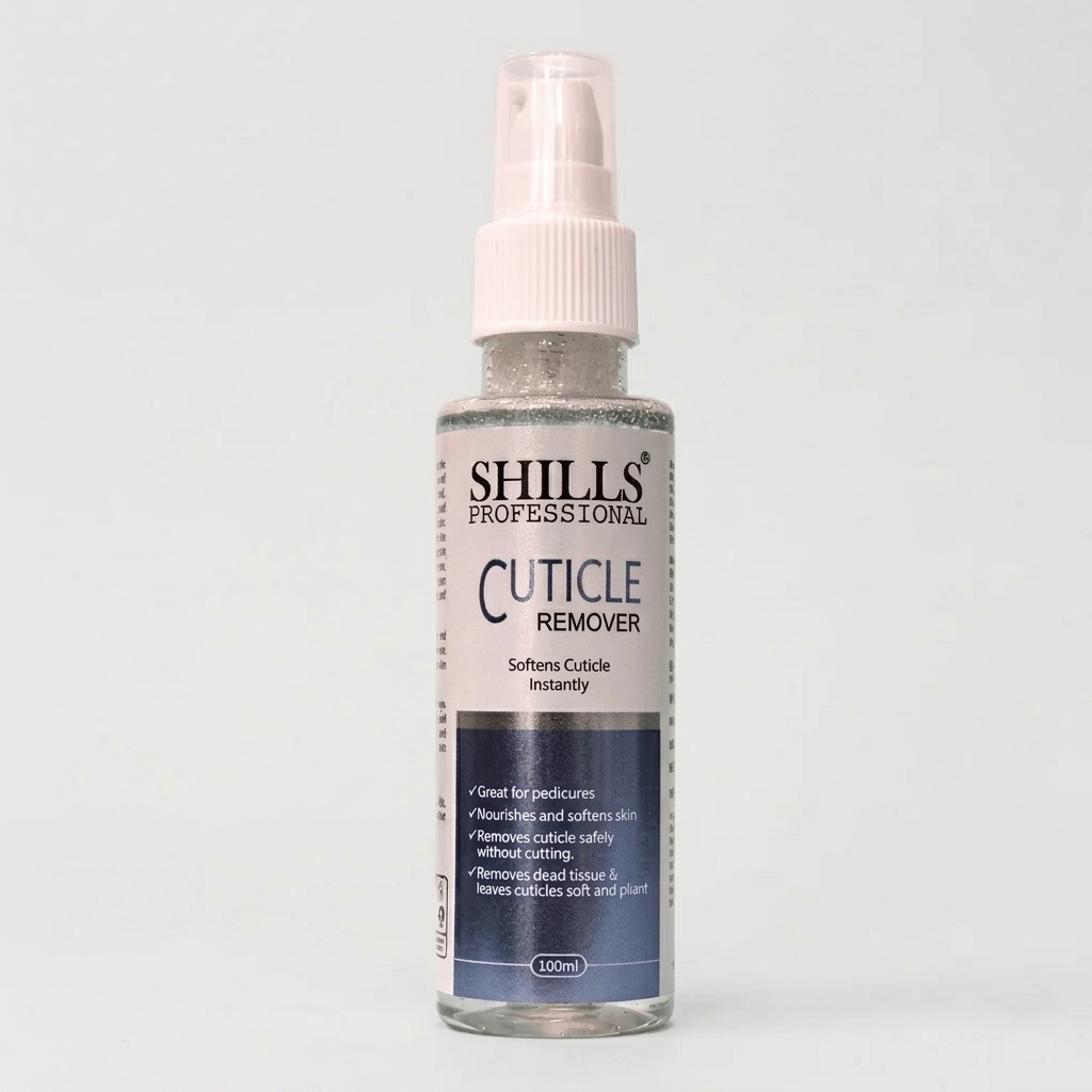 Cuticle Remover 100ml Shills Professional | Professional Nail Cuticle Softener for Manicure