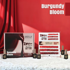 Drama Is Over Burgundy Bloom Gel Polish Collection Shills Professional | Luxury Burgundy Nail Gel Set
