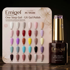 One Step Gel Polish Kit 7.5ml (30 pcs Set) EMIGEL Professional