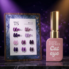 Wine Purple 15ml Cat Eye's (10 Pcs Set) TS Thr3e Strokes