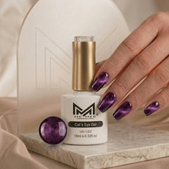 9D Light Purple Cat Eye Gel Polish (Shade No. 16) MC MEE Professional