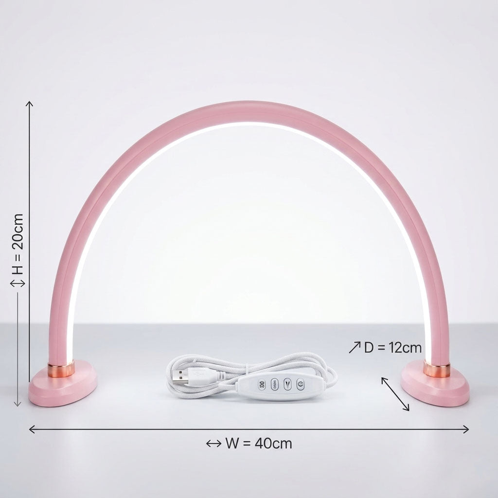 LED Half Moon Light (40cm × 20cm × 12cm)
