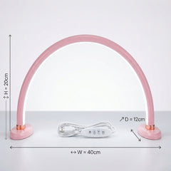 LED Half Moon Light (40cm × 20cm × 12cm)