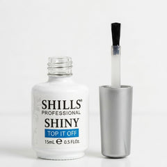 Shiny Top It Off  15ml Shills Professional | High Gloss Gel Top Coat for Nail Art